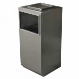 戶外小區(qū)廣場防指紋不銹鋼分類垃圾桶